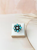 Multi Opal & Crystal Cluster Rings-Rings-Krush Kandy, Women's Online Fashion Boutique Located in Phoenix, Arizona (Scottsdale Area)