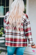 Red Plaid Shacket-Layers-Krush Kandy, Women's Online Fashion Boutique Located in Phoenix, Arizona (Scottsdale Area)