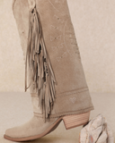 Bambi Fringe Western Boots