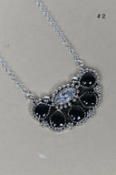 Paw Pad CZ & Stone Necklace-Pendant Necklaces-Rae Collective, Women's Online Fashion Boutique Located in Phoenix, Arizona (Scottsdale Area)