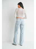 Low Rise Straight Jeans-Jeans-Krush Kandy, Women's Online Fashion Boutique Located in Phoenix, Arizona (Scottsdale Area)