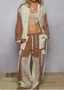 POL Floral Patchwork Thermal Jacket-Jacket-Krush Kandy, Women's Online Fashion Boutique Located in Phoenix, Arizona (Scottsdale Area)