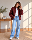 Elowen Zip Knit Cardigan
