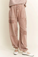 MineralWash Eyelet detailed Boho Joggers-Krush Kandy, Women's Online Fashion Boutique Located in Phoenix, Arizona (Scottsdale Area)