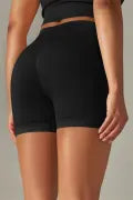Solid High Waist Tummy Control Active Shorts-Shorts-Krush Kandy, Women's Online Fashion Boutique Located in Phoenix, Arizona (Scottsdale Area)