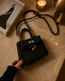 Mini Structured Crossbody Satchel Bag