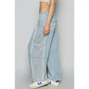 Contrast Overlay Mesh Detail Woven Pants-Pants-Krush Kandy, Women's Online Fashion Boutique Located in Phoenix, Arizona (Scottsdale Area)