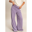 So Fetch Mineral Washed Wide-Leg Smocked Waist Pants | 6 Colors
