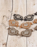 Sweetheart Concho Ring Chain Belt