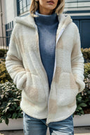 Full Size Plaid Long Sleeve Hooded Coat-Cardigans-Rae Collective, Women's Online Fashion Boutique Located in Phoenix, Arizona (Scottsdale Area)