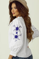 Elowen Threaded Bloom Blouse