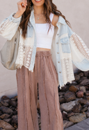 POL Lace Jean Jacket