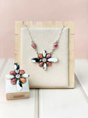 White Buffalo Starburst Set-Necklaces-Krush Kandy, Women's Online Fashion Boutique Located in Phoenix, Arizona (Scottsdale Area)