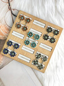 Daises of Desert Multi Stone Earrings