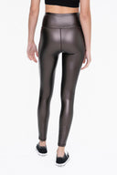 Glossy Liquid High Waist Leggings-Leggings-Krush Kandy, Women's Online Fashion Boutique Located in Phoenix, Arizona (Scottsdale Area)