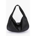 Faux Leather Braided Shoulder Bag-Purses & Bags-Krush Kandy, Women's Online Fashion Boutique Located in Phoenix, Arizona (Scottsdale Area)