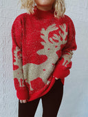 Christmas Element Round Neck Sweater-Rae Collective, Women's Online Fashion Boutique Located in Phoenix, Arizona (Scottsdale Area)