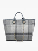 Kristina Women's Satchel with Chain Strap-handbag-Krush Kandy, Women's Online Fashion Boutique Located in Phoenix, Arizona (Scottsdale Area)