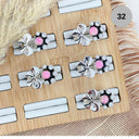 Neon Pink Opal & Sterling Bow Floating Ring-Rings-Rae Collective, Women's Online Fashion Boutique Located in Phoenix, Arizona (Scottsdale Area)