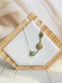 Royston Turquoise One Sided Slab Necklace Bag 4