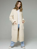 Pocketed Open Front Dropped Shoulder Cardigan-Rae Collective, Women's Online Fashion Boutique Located in Phoenix, Arizona (Scottsdale Area)