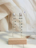 Bling Them Up Tassel Multi Stone Studs Bag 1