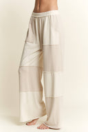 Mineral Wash Color Block Wide-leg Lounge Pants-Pants-Krush Kandy, Women's Online Fashion Boutique Located in Phoenix, Arizona (Scottsdale Area)