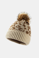 Leopard Pom-Pom Cuffed Beanie-Rae Collective, Women's Online Fashion Boutique Located in Phoenix, Arizona (Scottsdale Area)