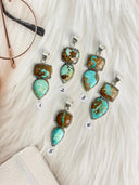 Royston Turquoise Slab Pendants Bag 15