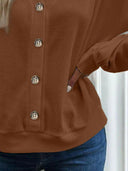 V-Neck Dropped Shoulder Blouse-Rae Collective, Women's Online Fashion Boutique Located in Phoenix, Arizona (Scottsdale Area)