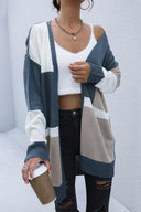Perfee Color Block Dropped Shoulder Cardigan-Rae Collective, Women's Online Fashion Boutique Located in Phoenix, Arizona (Scottsdale Area)