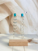 Bling Them Up Tassel Multi Stone Studs Bag 1