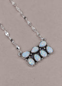 Starry Horizon Gemstone Bar Necklace-Bar Necklaces-Rae Collective, Women's Online Fashion Boutique Located in Phoenix, Arizona (Scottsdale Area)