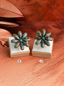 Desert Sage Jasper Krush Daisy Ring