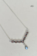Y Knot Sterling Silver Necklace-Lariat and Y Necklaces-Rae Collective, Women's Online Fashion Boutique Located in Phoenix, Arizona (Scottsdale Area)