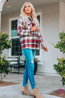 Red Plaid Shacket-Layers-Krush Kandy, Women's Online Fashion Boutique Located in Phoenix, Arizona (Scottsdale Area)