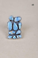 Golden Hills Chunky Cluster Sterling Silver Rings-Cluster Rings-Rae Collective, Women's Online Fashion Boutique Located in Phoenix, Arizona (Scottsdale Area)