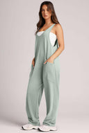 Lovelet Wide Strap Jumpsuit with Pockets-Rae Collective, Women's Online Fashion Boutique Located in Phoenix, Arizona (Scottsdale Area)