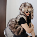 Wild Texture Plush Statement Hobo Bag-Pre order