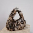 Wild Texture Plush Statement Hobo Bag-Pre order