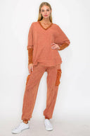 J.HER Mineral Wash Cargo pocket detail Joggers-Rae Collective, Women's Online Fashion Boutique Located in Phoenix, Arizona (Scottsdale Area)