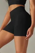 Solid High Waist Tummy Control Active Shorts-Shorts-Krush Kandy, Women's Online Fashion Boutique Located in Phoenix, Arizona (Scottsdale Area)