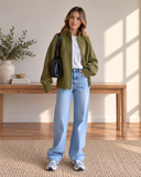 Elowen Zip Knit Cardigan