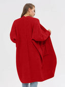 Pocketed Open Front Long Sleeve Longline Cardigan-Rae Collective, Women's Online Fashion Boutique Located in Phoenix, Arizona (Scottsdale Area)