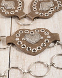 Sweetheart Concho Ring Chain Belt