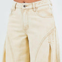 Super Wide Leg Mid Rise Pants-Denim-Krush Kandy, Women's Online Fashion Boutique Located in Phoenix, Arizona (Scottsdale Area)