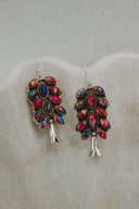 Squash Blossom Stone Cluster Earrings | Krush Exclusive-Drop Earrings-Rae Collective, Women's Online Fashion Boutique Located in Phoenix, Arizona (Scottsdale Area)