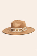 Flower Ribbon Bow Fedora Hat-Hat-Krush Kandy, Women's Online Fashion Boutique Located in Phoenix, Arizona (Scottsdale Area)