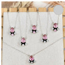 Happy Days Crystal Necklace-Chain Necklaces-Rae Collective, Women's Online Fashion Boutique Located in Phoenix, Arizona (Scottsdale Area)