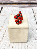 Red Opal Heart Slab Cluster Ring-Rings-Rae Collective, Women's Online Fashion Boutique Located in Phoenix, Arizona (Scottsdale Area)